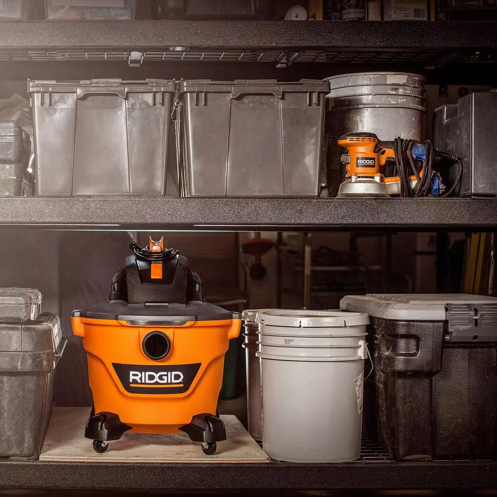 RIDGID 9 Gal. NXT Wet/Dry Shop Vacuum, 4.25 Peak HP with Dual-Flex Hose and Accessories