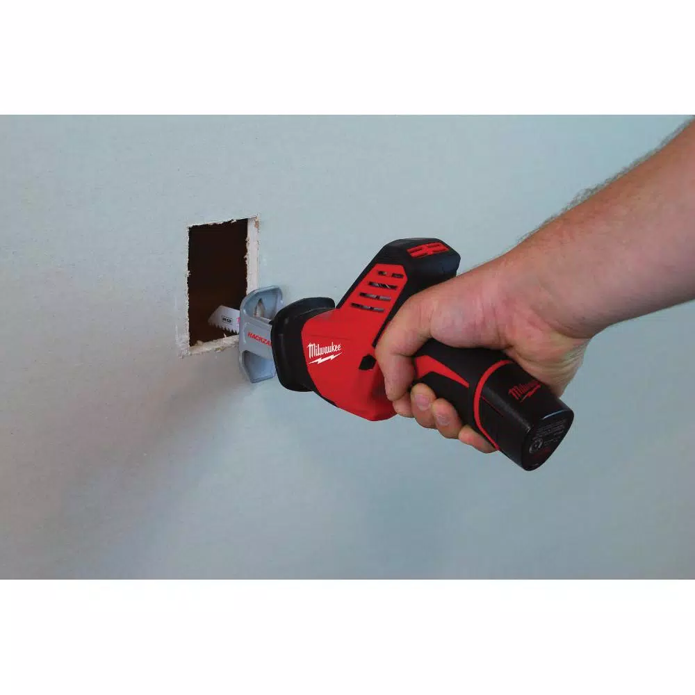 Milwaukee M12 12V Lithium-Ion PVC Shear & HACKZALL Reciprocating Saw Kit