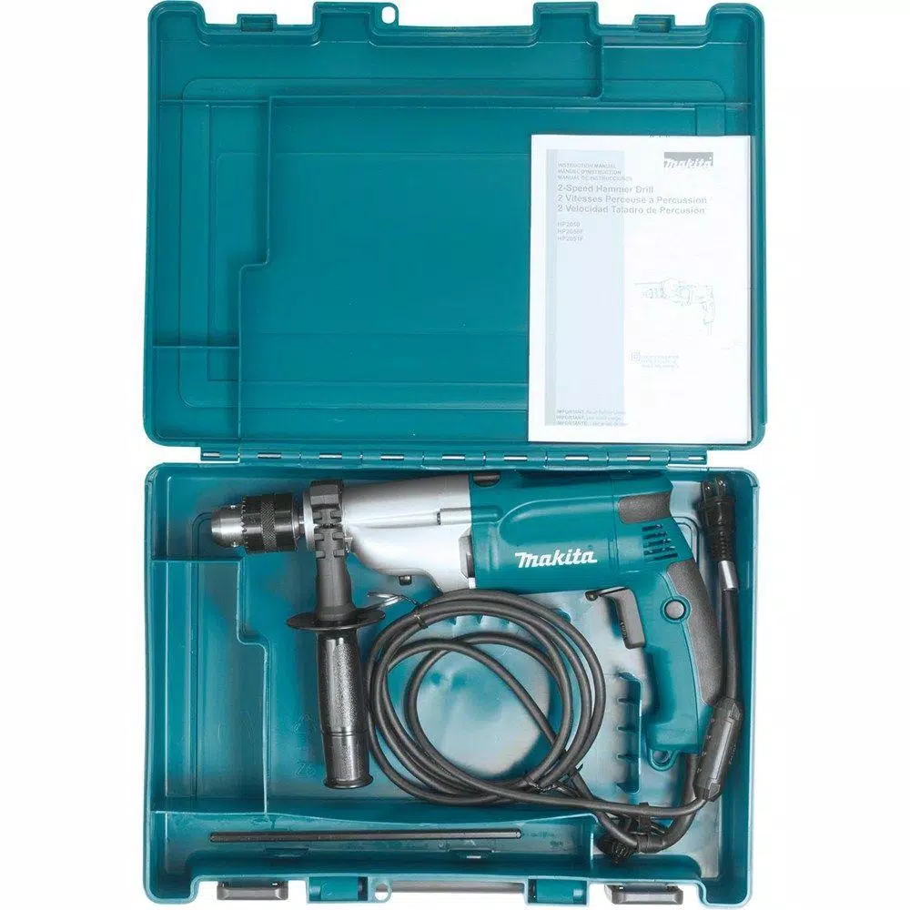 Makita 6.6 Amp 3/4 in. Corded Hammer Drill with Torque Limiter and Hard Case
