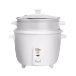 Elite Gourmet 16-Cup Rice Cooker with Steam Tray, White thumbnail 1