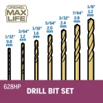 Dremel 7-Piece High-Speed Steel Drill Bit Set for Metal thumbnail 2