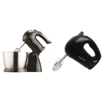 Brentwood Appliances Brentwood 2-in-1 Electric Mixer Bundle: 3 Qt. Stand Mixer and 5-Speed Hand Mixer, Black thumbnail 1