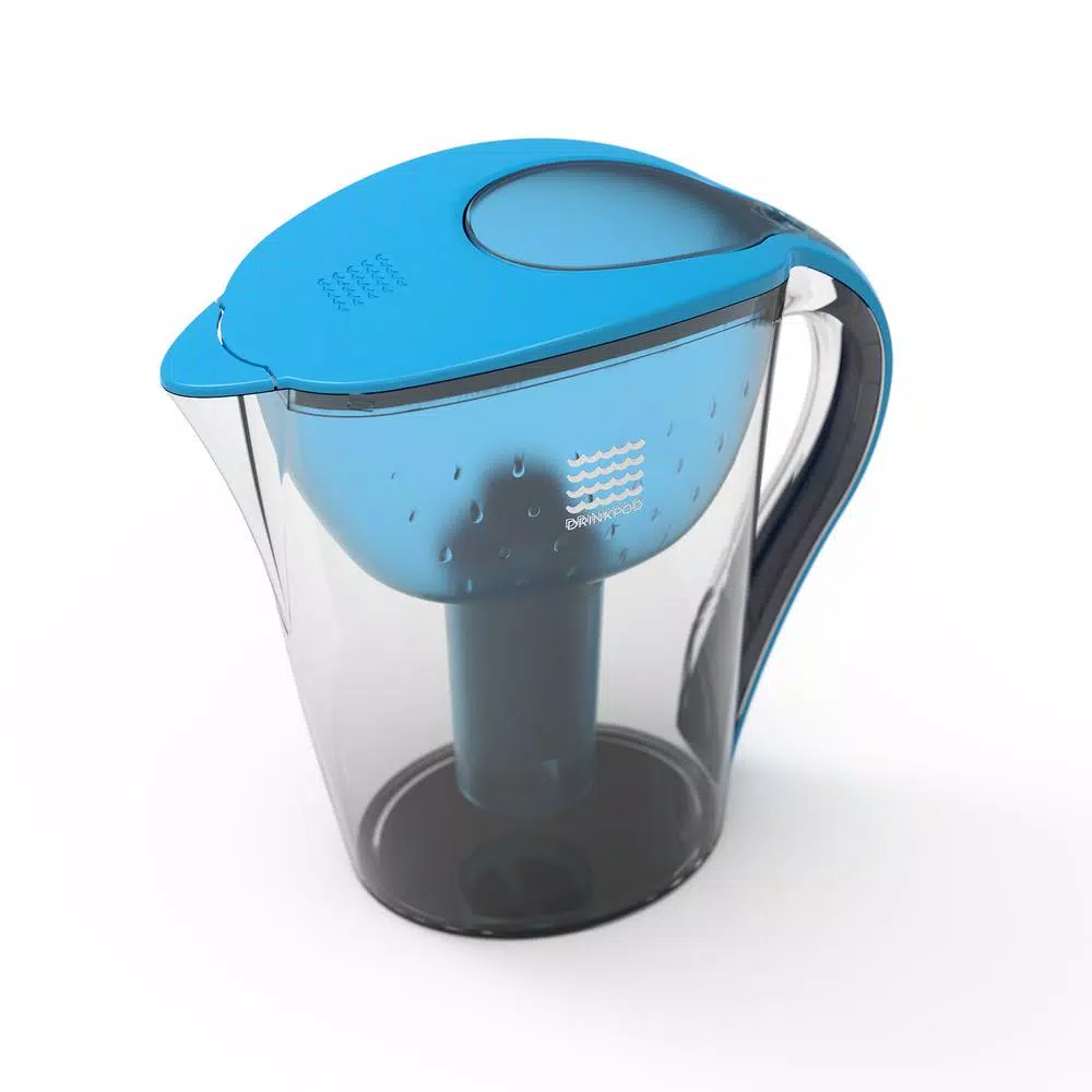 Drinkpod Ultra-Premium Alkaline Water Pitcher, 3.5L Capacity Water Ionizer (3-Pack)