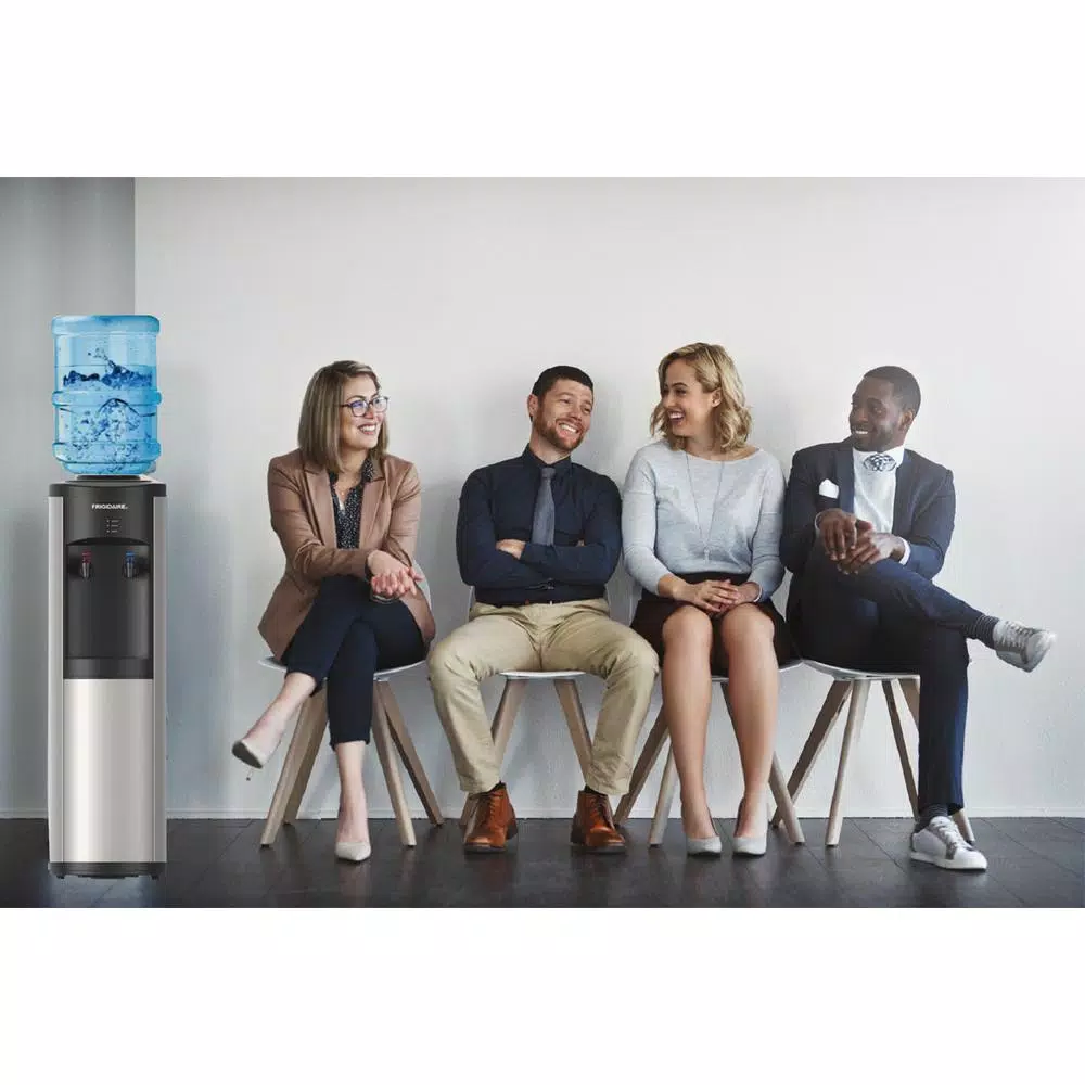 Frigidaire Stainless Steel Top Loading Water Cooler Dispenser - Hot and Cold