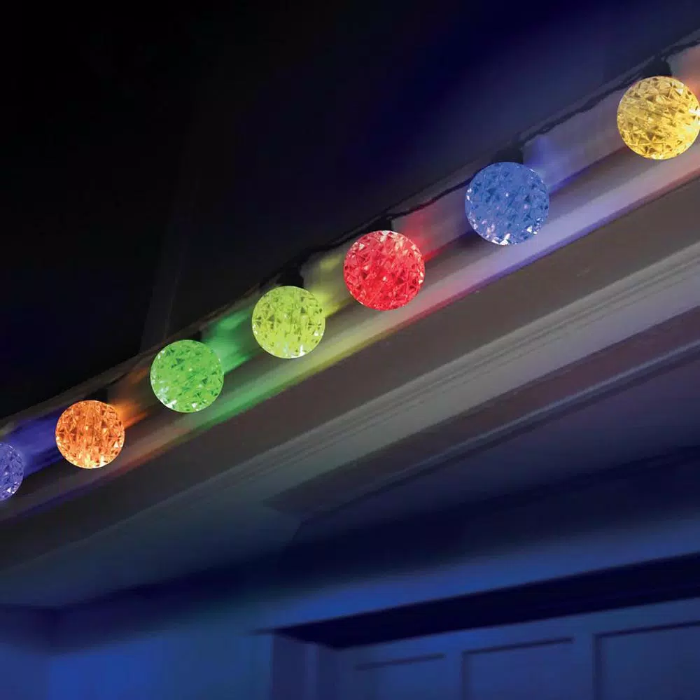 Brite Star Symphony of Lights 10-Light LED G40 Color-Changing Globe Specialty Lights