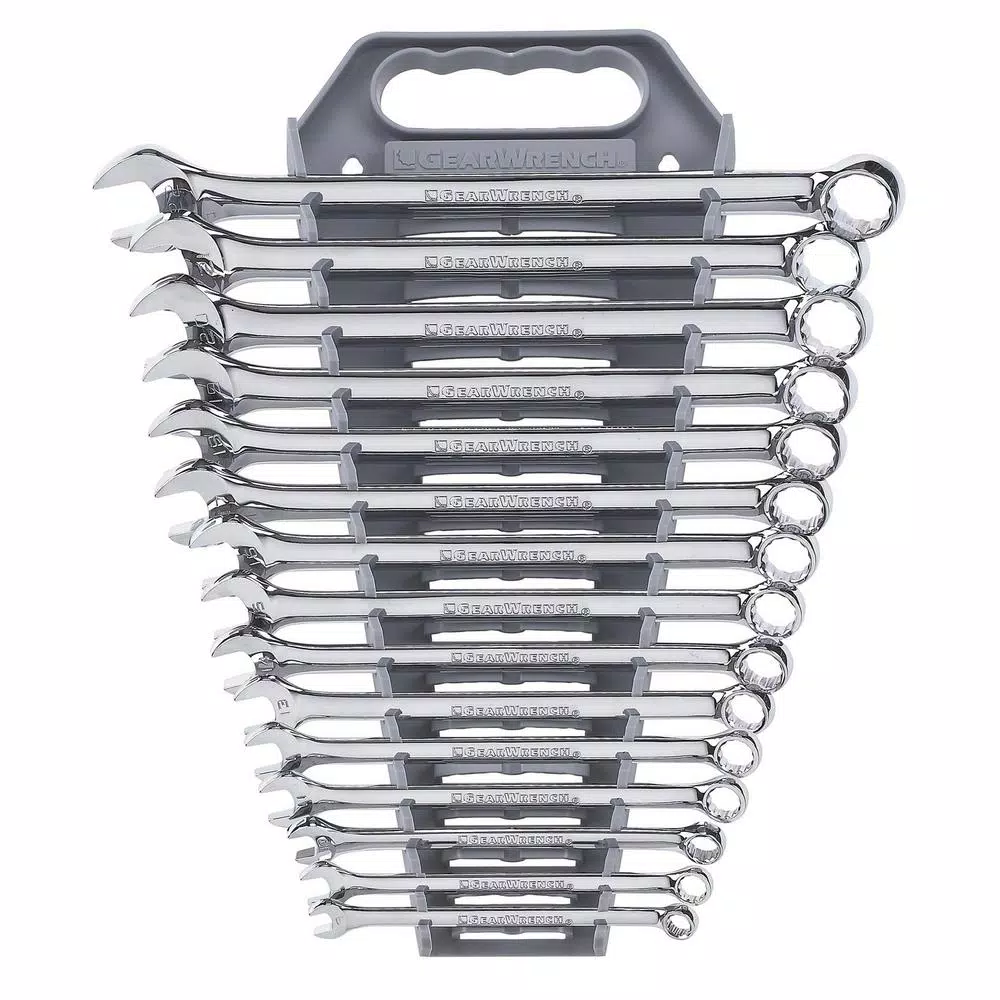 GEARWRENCH 15-Piece Metric Combination Wrench Set