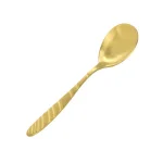 Megachef La Vague 20-Piece Matte Gold Flatware Set, 18/10 Stainless Steel Service for 4 thumbnail 3