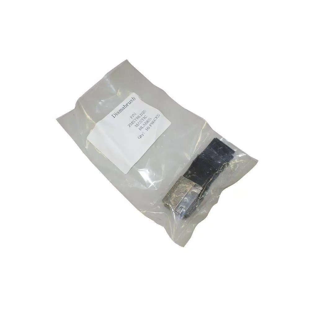 Diamabrush 25 Grit Coating Removal Mastic Replacement Blades Kit (10-Piece)