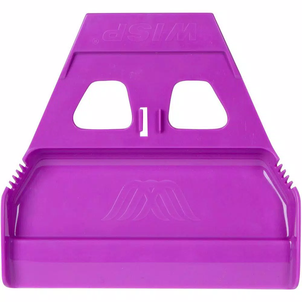 WISP miniWISP 6 in. Purple Whisk Broom and 7 in. Dustpan Set with Electrostatic Bristle Seal Technology