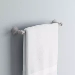 Delta Crestfield 18 in. Single Towel Bar, Brushed Nickel thumbnail 2