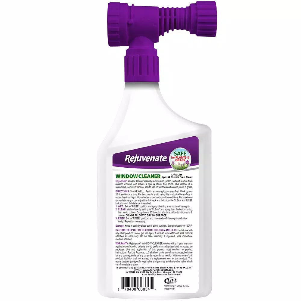 Rejuvenate Outdoor Window and Surface Cleaner, 32 oz.