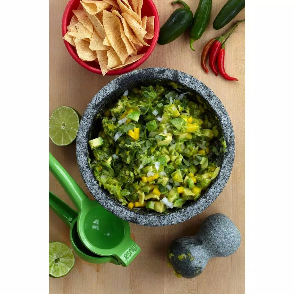 IMUSA Natural Granite Molcajete Mortar and Pestle, 5 in.