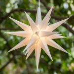Kringle Traditions 14 in. Illuminated White LED Moravian Star Holiday Decoration thumbnail 2