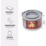 Gas One Methanol Chafing Fuel Gel - 2.5 Hour Burn Time, 12-Piece Set thumbnail 2