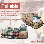 Mockins Heavy-Duty Bungee Cargo Net, 20 in. x 36 in. Stretches to 42 in. x 74 in. thumbnail 5