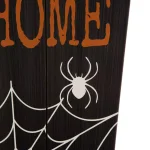 Glitzhome 42 in. Halloween Wooden Coffin Porch Leaning Decor - Home Sweet Home Sign thumbnail 2