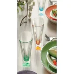 Lorren Home Trends RCR Fusion Collection Multicolor Crystal Highball Glasses, 12 oz, Set of 6 thumbnail 3