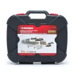 Husky 92-Piece Mechanics Tool Set with 1/4 in. and 3/8 in. Drive Ratchets and Sockets thumbnail 4