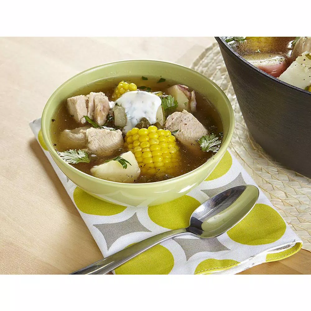 IMUSA 6 qt. Round Lightweight Cast Iron Dutch Oven with Tempered Glass Lid, Black