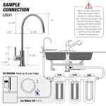 ISPRING US31 3-Stage Under Sink Tankless Drinking Water Filtration System - High Capacity thumbnail 6