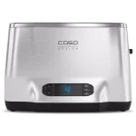 CASO Design Inox 2-Slice Stainless Steel Wide Slot Toaster with LED Display thumbnail 2