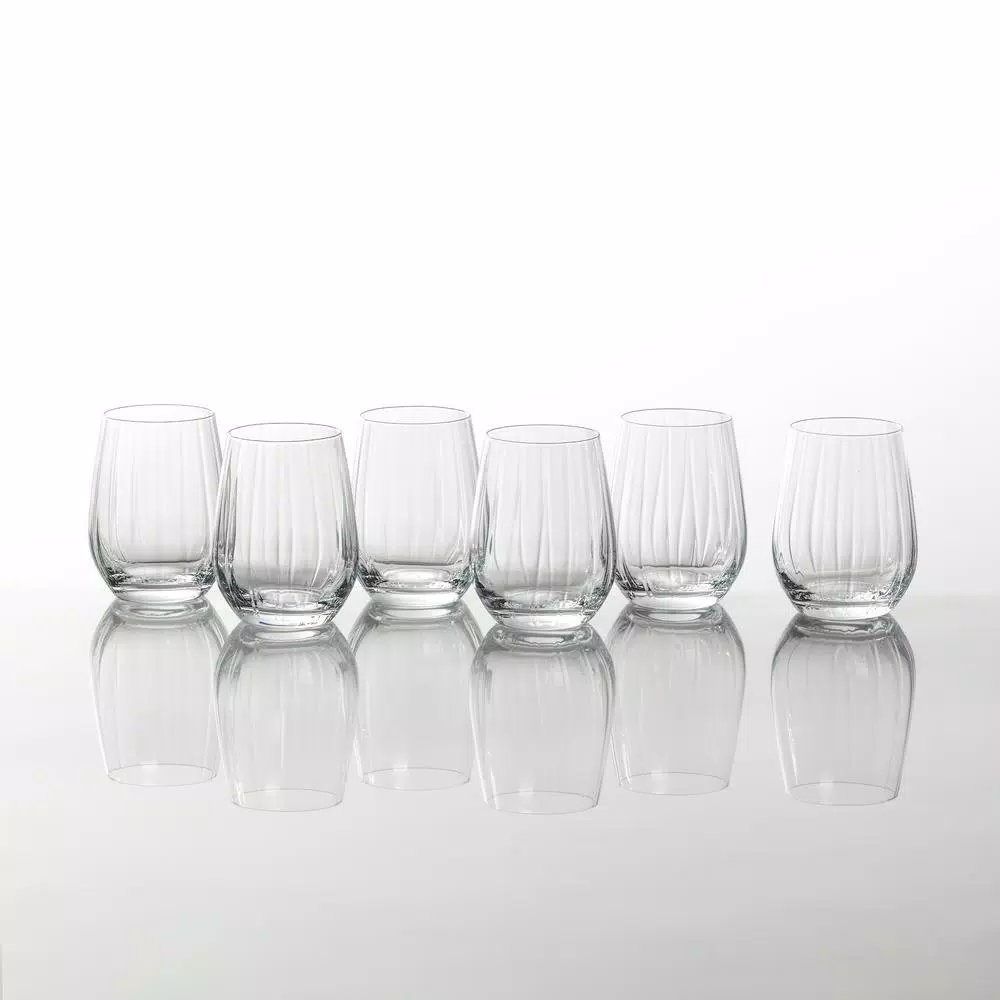 Schott Zwiesel Prizma Tritan Stemless Wine Glasses, 12.6 oz (Set of 6)