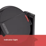 BLACK+DECKER Rotating Belgian Waffle Maker, 2-Slice Nonstick Dual Cooking Plates, Black thumbnail 3