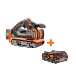 RIDGID 18V Cordless Brushless 3 in. x 18 in. Belt Sander with 1.5 Ah Lithium-Ion Battery thumbnail 1