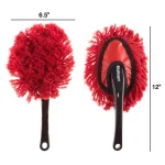 Stalwart Red Car Duster 2-Pack - Soft Cotton Yarn Microfiber Duster for Auto Interiors and Home thumbnail 2