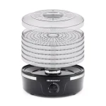 Elite Gourmet 350W Food Dehydrator with 5 BPA-Free Trays and Adjustable Temperature Control, Black thumbnail 1