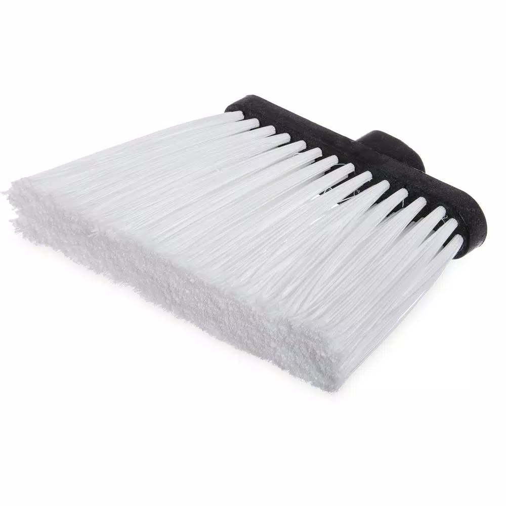 Carlisle Duo-Sweep 12 in. White Polypropylene Flagged Angle Broom Head (12-Pack)