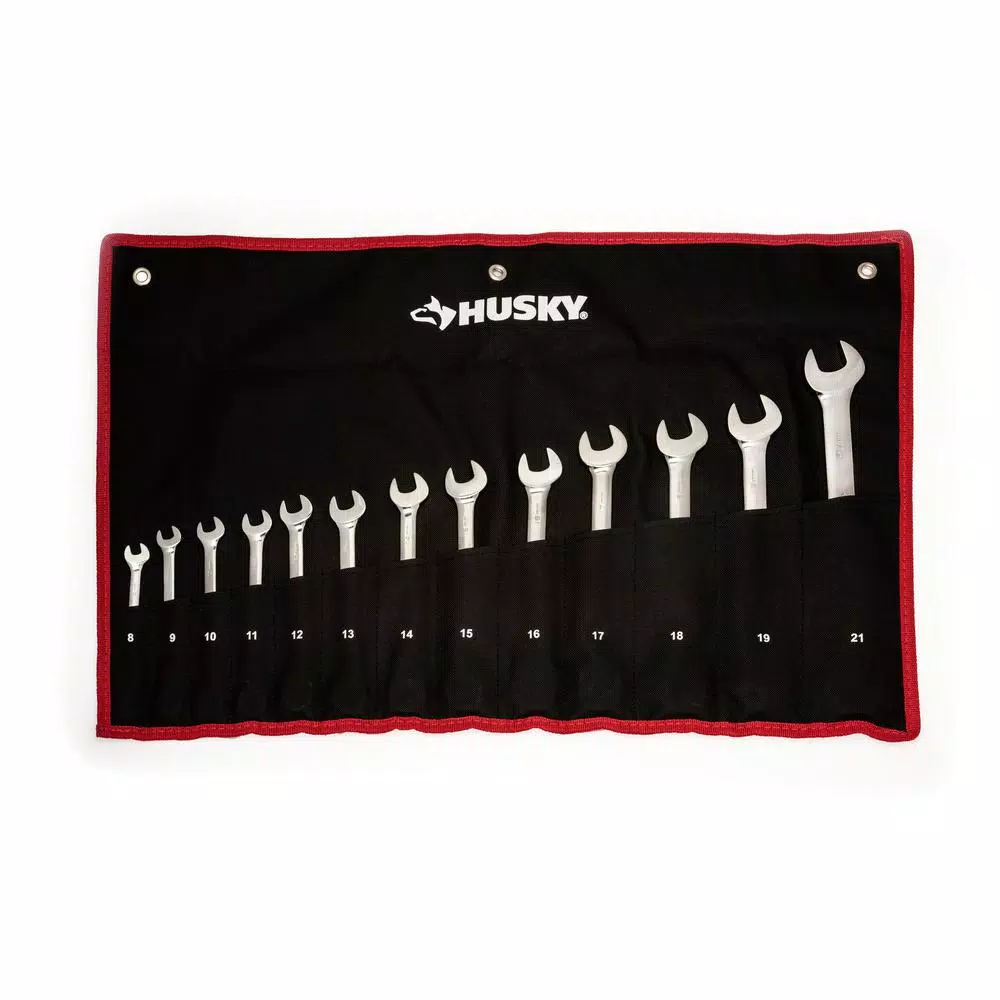 Husky 25-Piece Metric and SAE Reversible Ratcheting Wrench Set