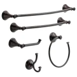 Delta Cassidy 24 in. Double Towel Bar in Venetian Bronze thumbnail 5