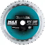 Makita 5-7/8 in. 33T Carbide-Tipped Max Efficiency Metal Saw Blade thumbnail 1