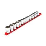 TEKTON 1/2 in. Drive 12-Point Metric Socket Set, 15-Piece thumbnail 1