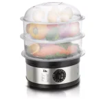 Elite Platinum EST-2301 3-Tier Stainless Steel Food Steamer, 8.5 Qt. thumbnail 1