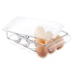 interDesign Fridge Binz 12 Egg Holder Clear Plastic Refrigerator Storage Container thumbnail 3