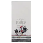 Kay Dee Farmers Market Cotton Multi Kitchen Textiles Set - 4 Piece Rooster Farmhouse Collection thumbnail 4