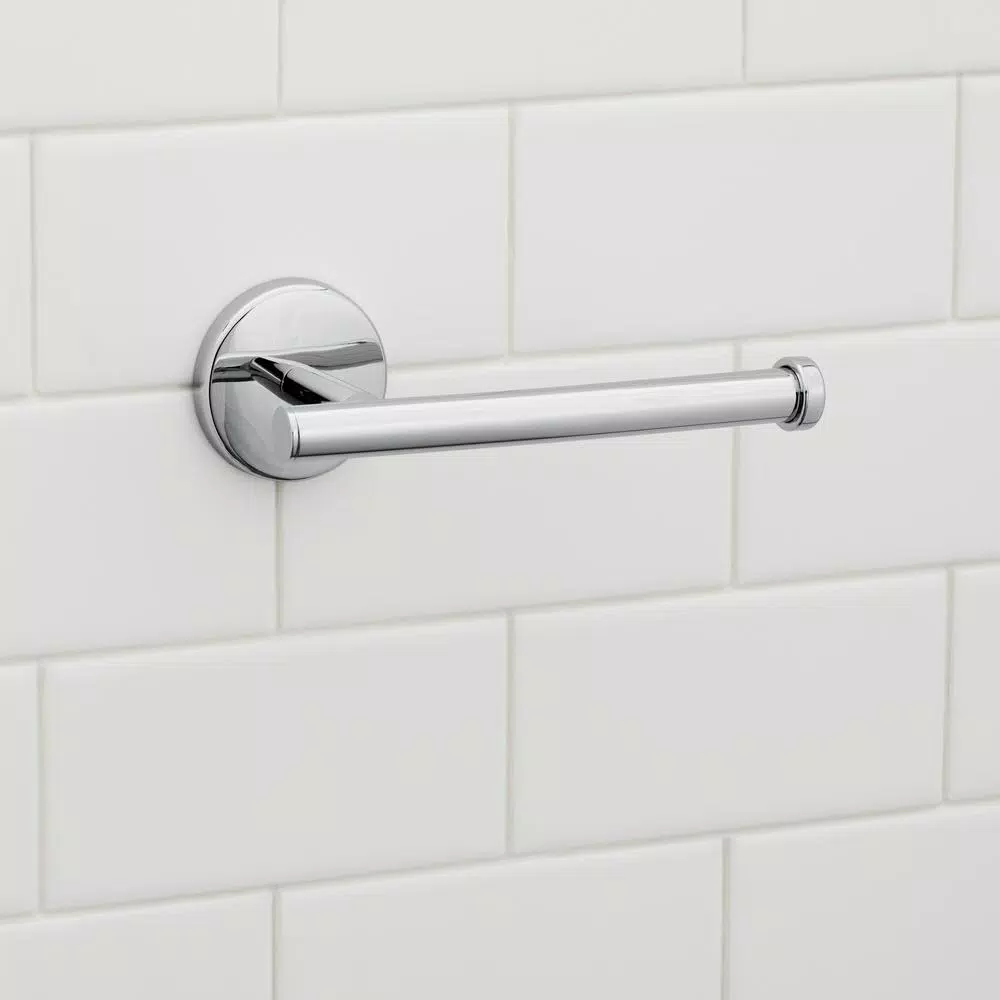 Glacier Bay Dorset Single Post Toilet Paper Holder, Chrome
