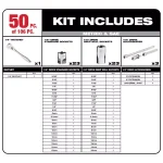 Milwaukee M18 FUEL Impact Wrench & 117-Pc Ratchet, Socket, and PACKOUT Modular Storage Combo Kit thumbnail 3