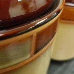 GIBSON elite Casa Estebana 3-Piece Stoneware Canister Set with Reactive Glaze thumbnail 3