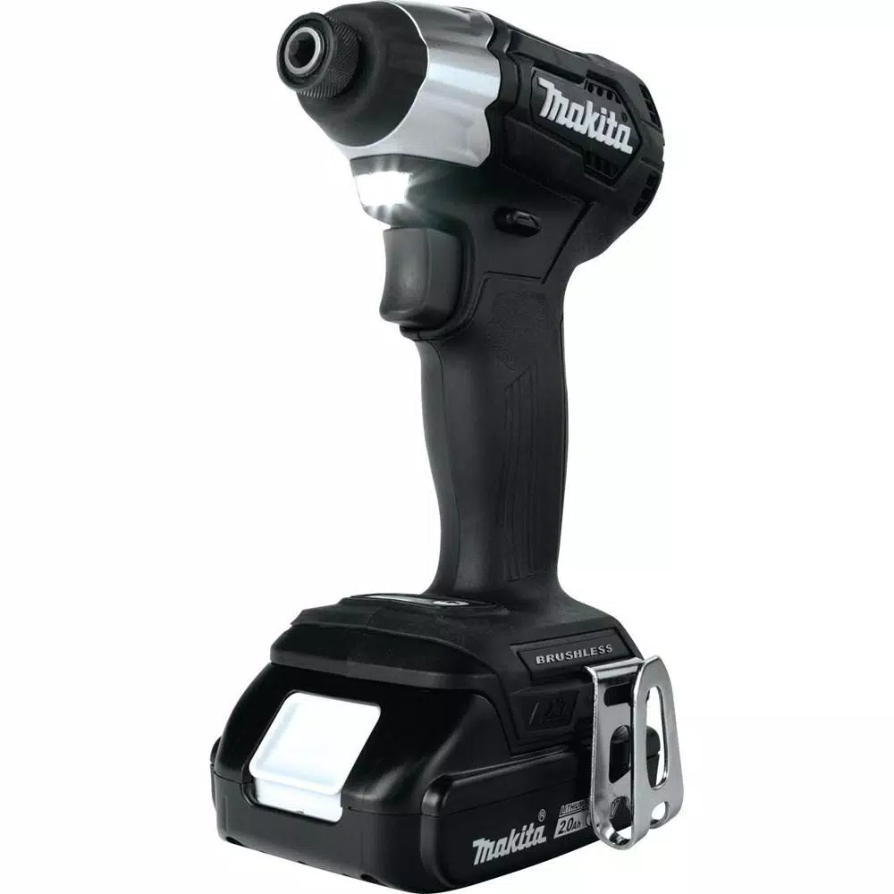 Makita 18V LXT Sub-Compact Brushless Cordless 2-Piece Combo Kit (Driver-Drill & Impact Driver) with 2.0Ah Battery