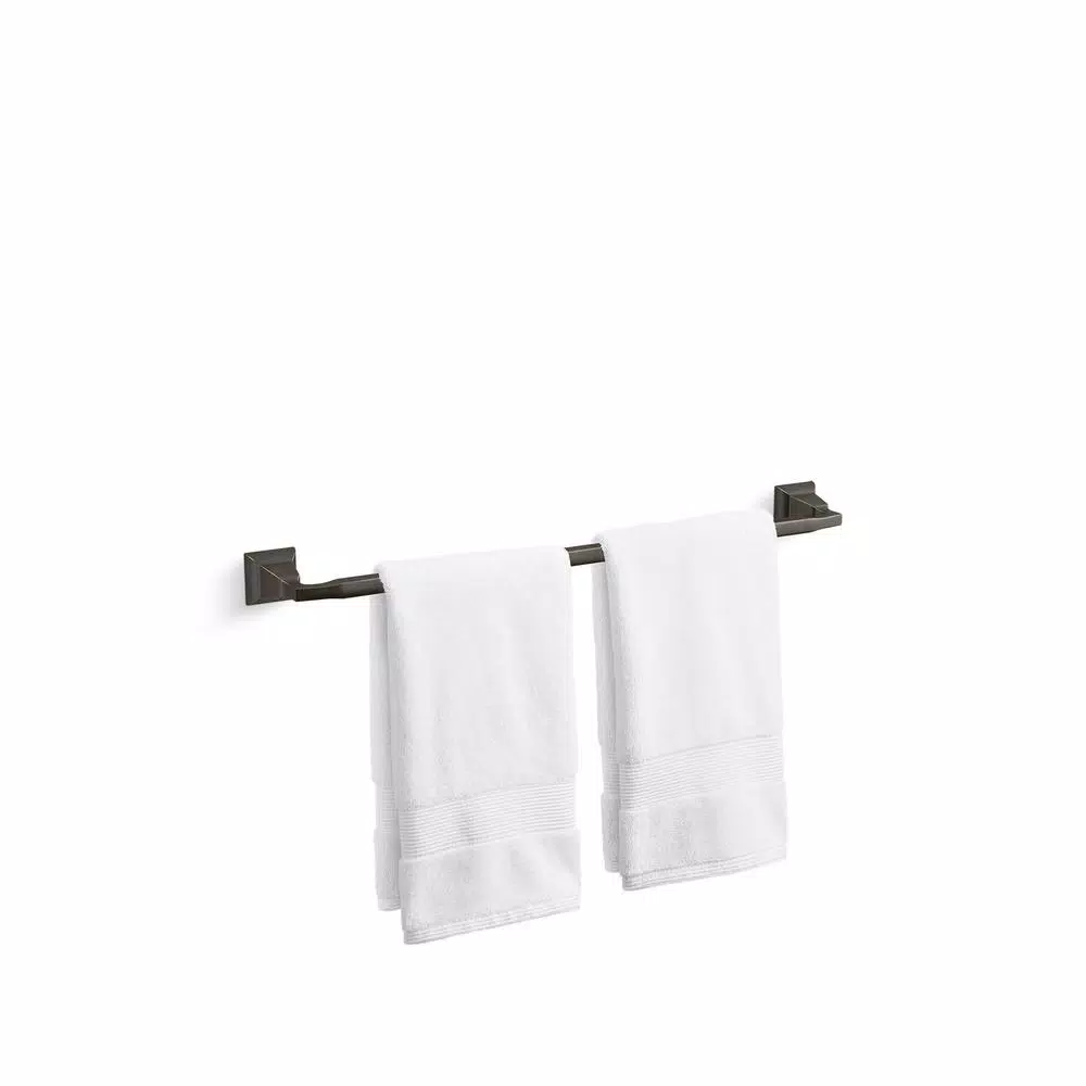 KOHLER Kallan 24 in. Single Towel Bar, Oil-Rubbed Bronze