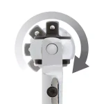 TEKTON 1/4 in. Drive 5 in. Swivel Head Ratchet, 72-Tooth thumbnail 4