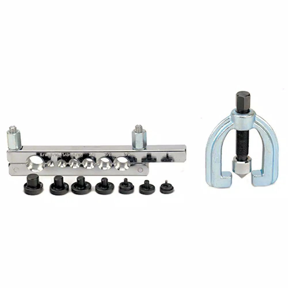 Powerbuilt Double Flaring Tool Kit for Automotive Tubing - Single and Double Flare