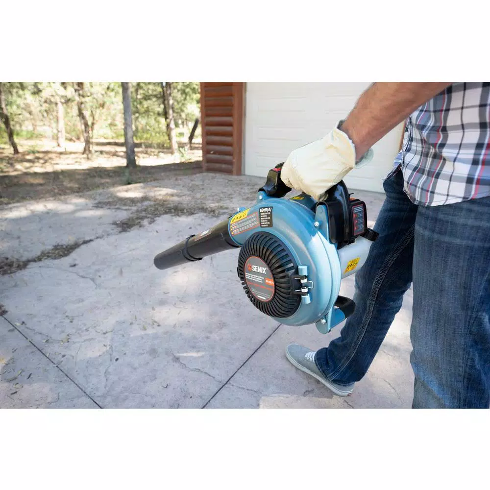Senix BL4QL-L 26.5 cc 4-Cycle Gas Handheld Blower, 410 CFM, 125 MPH