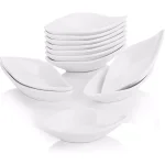 MALACASA 4.75-Inch White Porcelain Ramekins Set of 12 - Versatile Ceramic Souffle and Dipping Dishes thumbnail 1