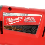 Milwaukee M18 FUEL 1 in. SDS-Plus Cordless Rotary Hammer Kit with Two 5.0 Ah Batteries and Charger thumbnail 10