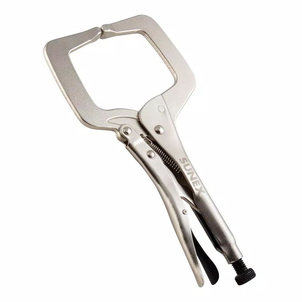 SUNEX TOOLS Sunex LC11 11 in. Locking C-Clamp with 3-3/8 in. Jaw Capacity
