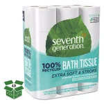 SEVENTH GENERATION 100% Recycled 2-Ply White Bathroom Tissue, 240 Sheets per Roll, 48 Rolls Pack thumbnail 1